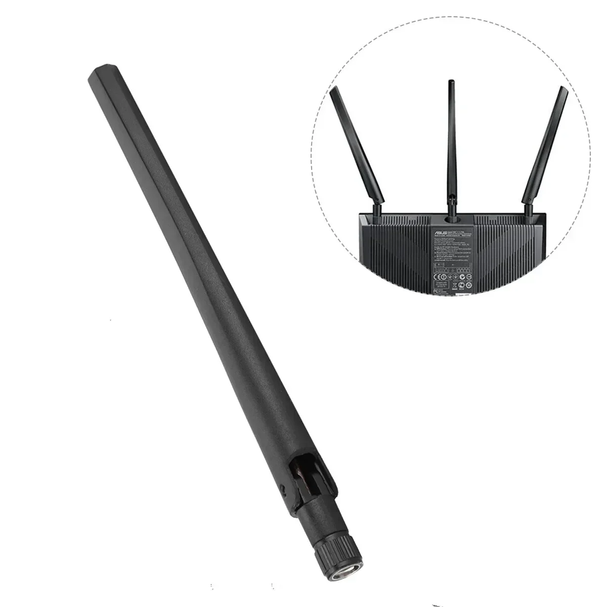 Qualité Antenne RP-SMA Femelle Routeur WIFi Sans Fil 16CM 2.4G/5G 6DBi touristes-Bande Pour ASUS Carte Réseau À Gain ÉWer