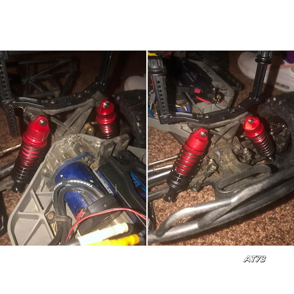 Metall-Stoßdämpfer vorne und hinten für Traxxas Slash 4X4 VXL 2WD Rustler Hoss Stampede 1/10 RC Car Upgrades Teile