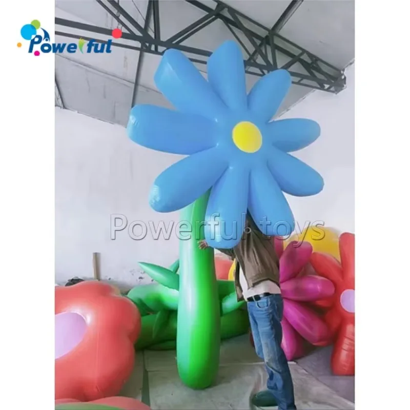 Festival Inflatable Flowers Decoration Advertising Inflatable Flower Balloon for Events-PVC Tarpaulin Easy Setup Customizable view 6