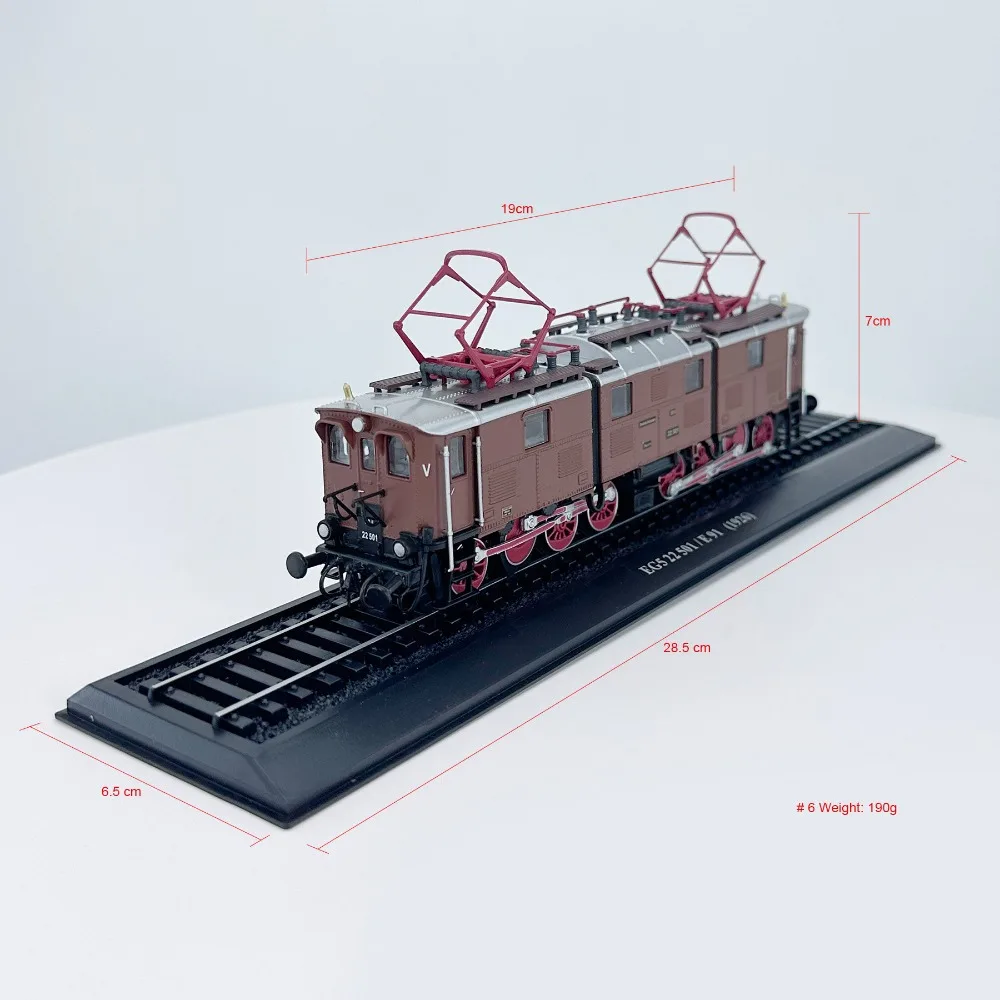 

HO 1/87 Train Model Vintage Locomotive EG522501/E91 Electric Locomotive Static Simulation Model Collectible Toy Gift for Boys