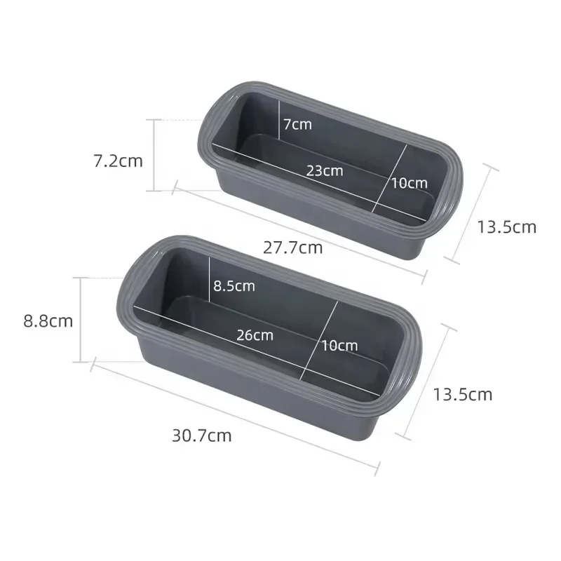 New bread pan baking pan non-stick silicone baking mould for homemade cakes, breads, meatloaf