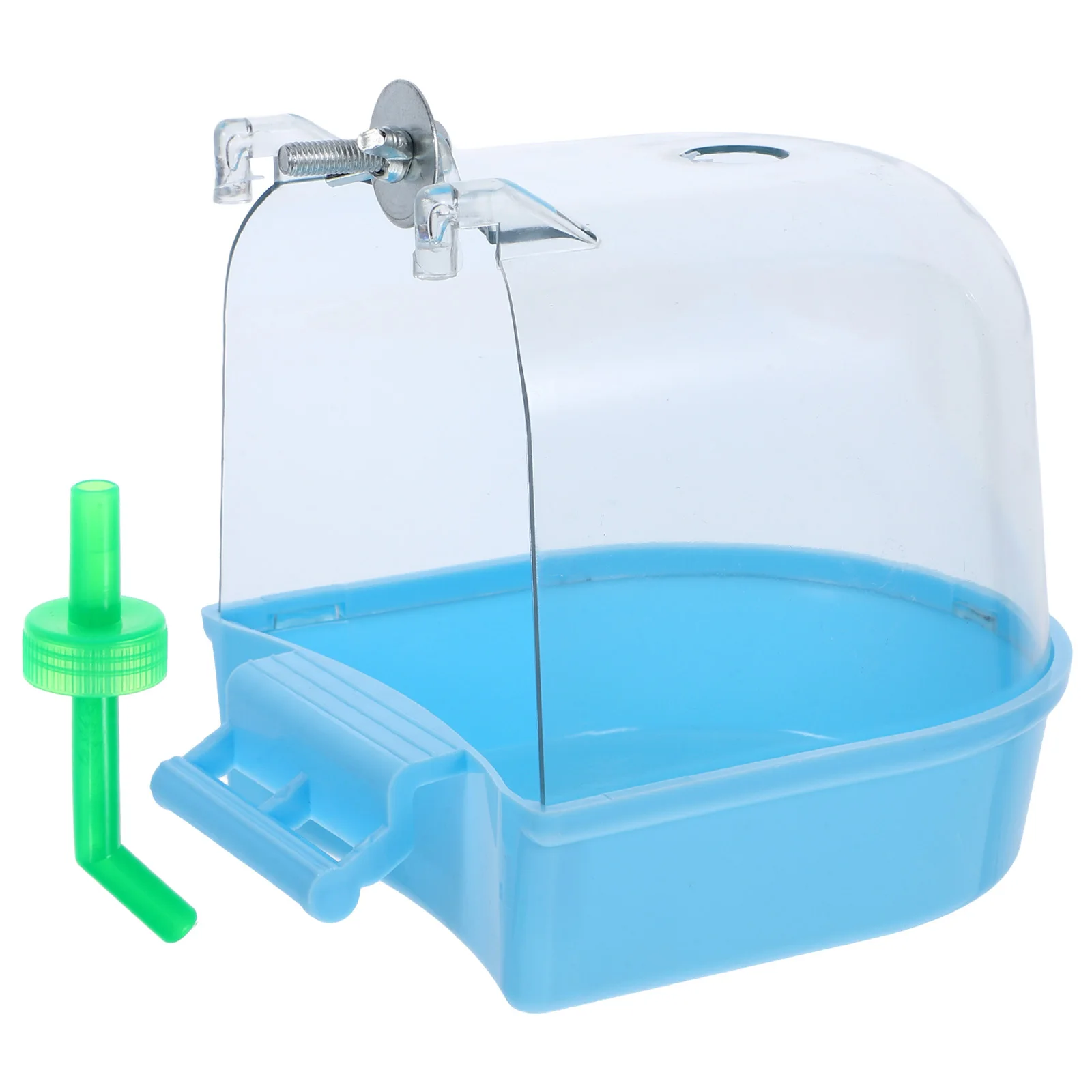 

Parrot Bath Box Smooth Surface No Burrs Bird Bath Basin for Small Birds Reusable Bird Bathtub Cage Showering Basin