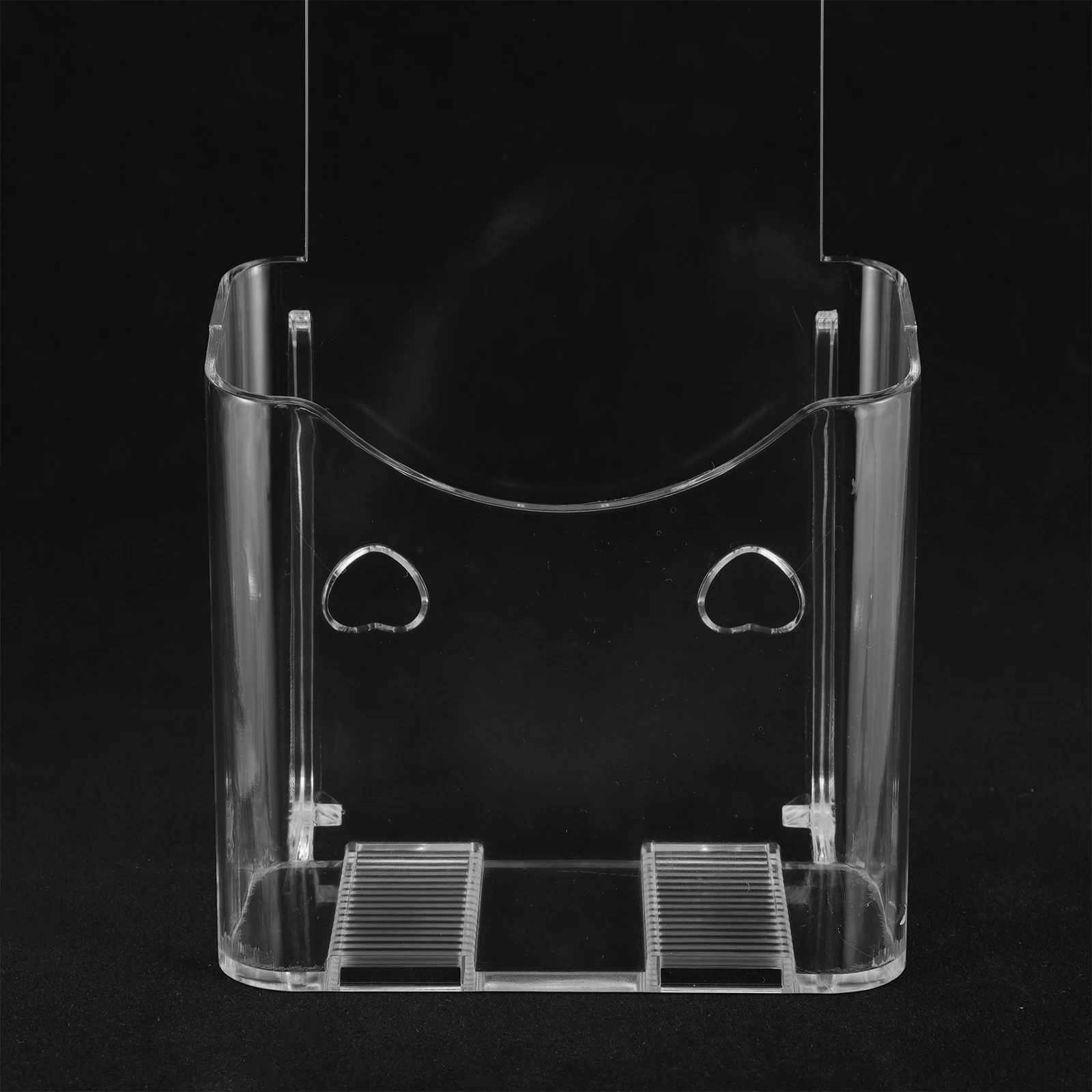 4pcs Acrylic Display Stand Clear Plastic Brochure Holder Lightweight Document Rack Stable Menu Table Top Wall Mount