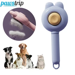 Pet Cat Comb Self Cleaning Cat Hair Remover Brush For Dogs Cats Massage Brush Grooming Tool Pet Supplies Cat Accessories