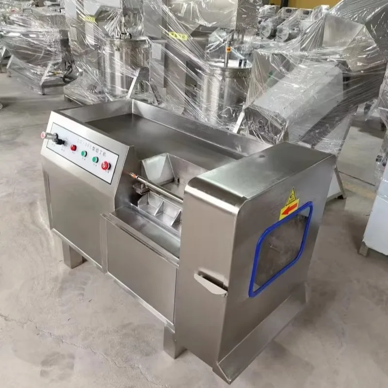 High Quality  350/550/600 Cheese Potato Dice Cutter Frozen Meat Cube Cutting Machine Fresh Meat Dicer Frozen Meat Dicing Machine