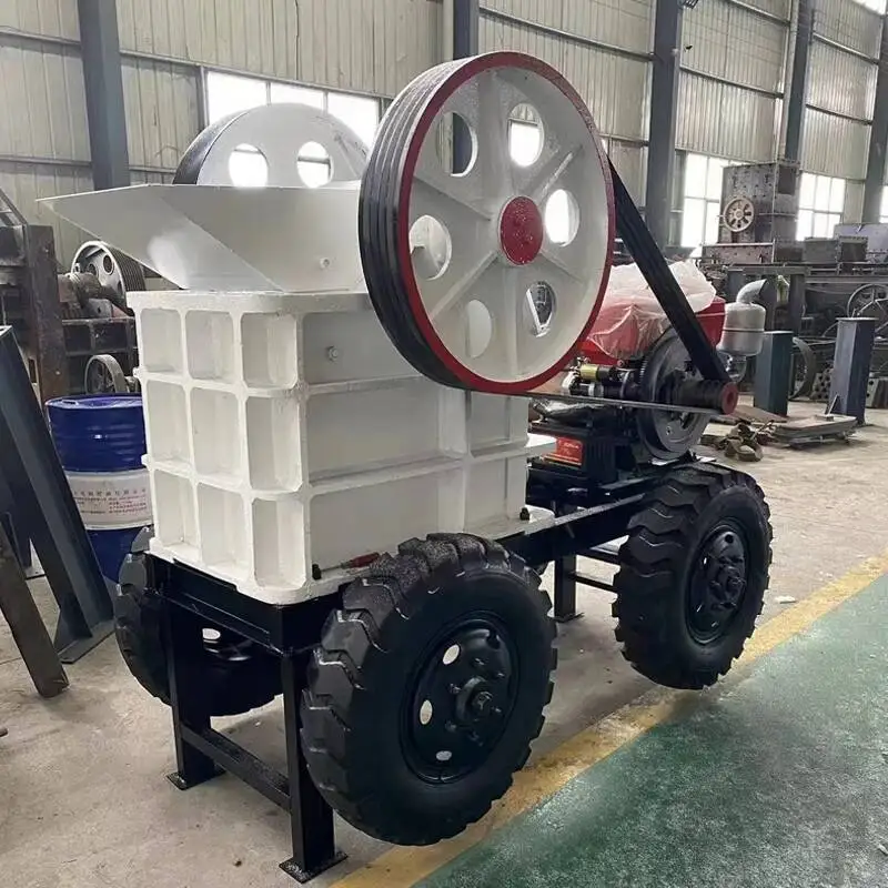 Mobile Pe200x300 250X400 Stone Ore Granite Hine Portable On-Site Rock Concrete Jaw Crusher For Sale