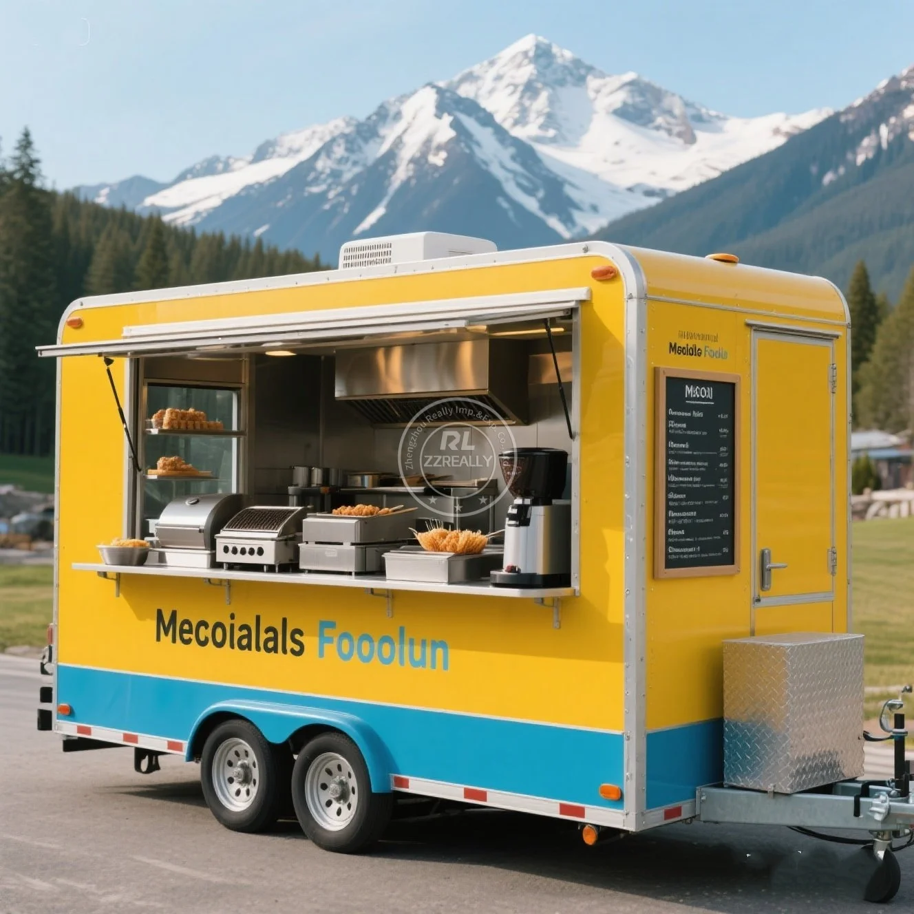 Customizable Food Trailer Manufacturer Small Mobile Hot Dog Coffee Fast Food Vending Cart for Sale