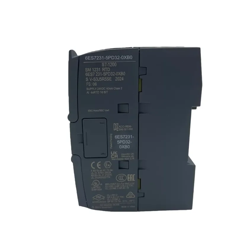 for 6ES7231-5PD32-0XB0 4 Channel IP20 Analog Input Expansion Module for Analog Signal Processing Original in Stock