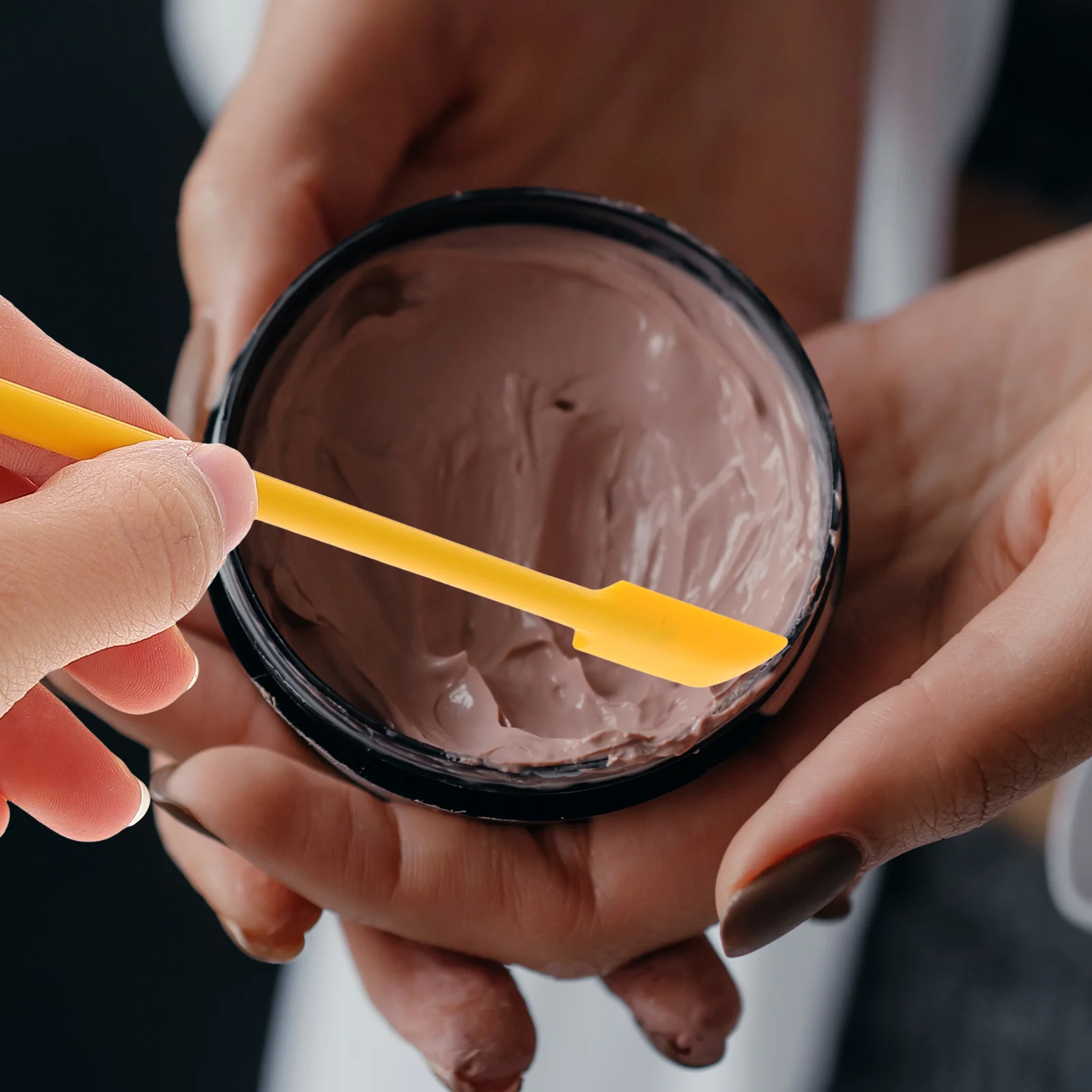 

3pcs Silicone Jar Spatula Long Handle Bottle Scraper For Honey Lotion Shampoo Conditioner Kitchen Gadget Tool