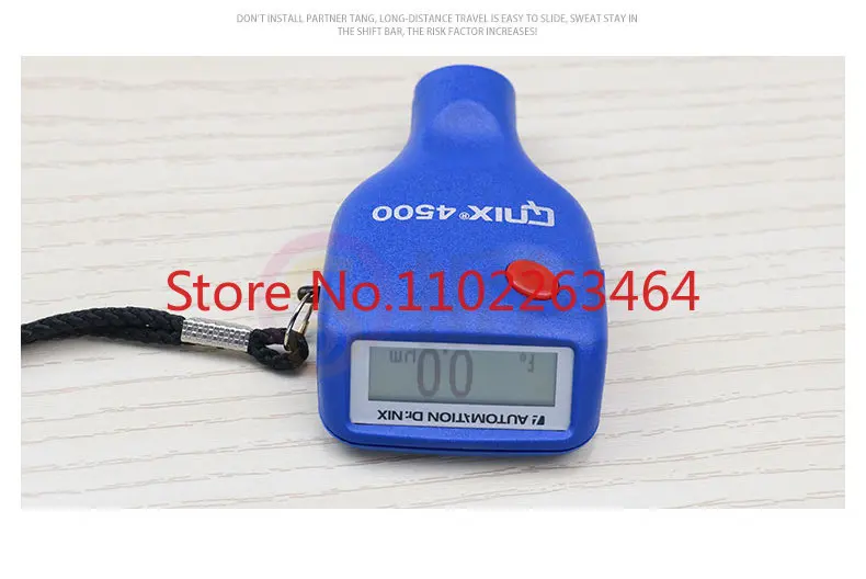 

Coating thickness gauge QNIX4200/4500 iron-based non-iron-based film thickness gauge Paint Fe/NFe