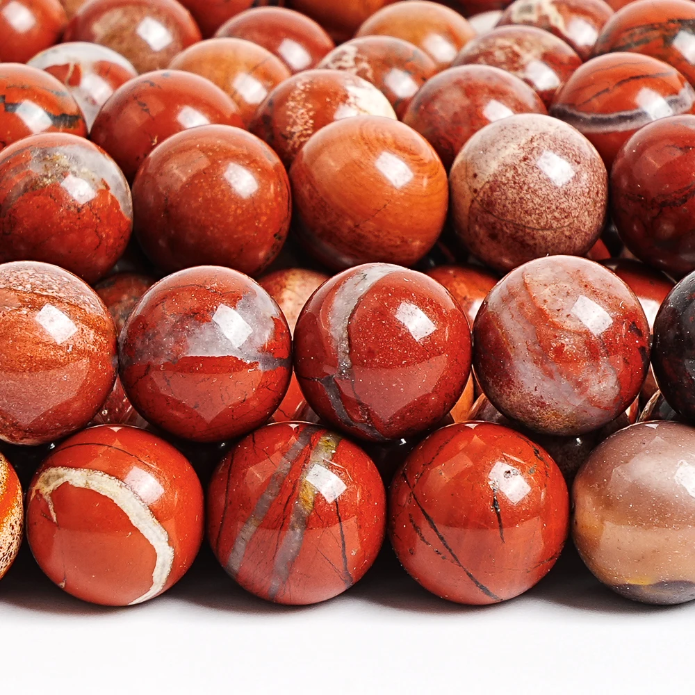 

12 мм красные яшмы круглые бусины 32 шт. свободные бусины для богемного изготовления ювелирных изделий мужские женские браслеты оптовая продажа поставки драгоценных камней