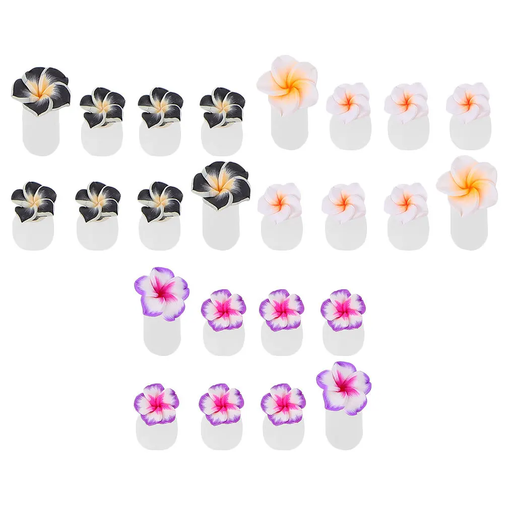 24 قطعة فواصل أصابع القدم من السيليكون أدوات باديكير قابلة لإعادة الاستخدام فواصل فنية ناعمة للأظافر للنساء مستلزمات مانيكير مزخرفة