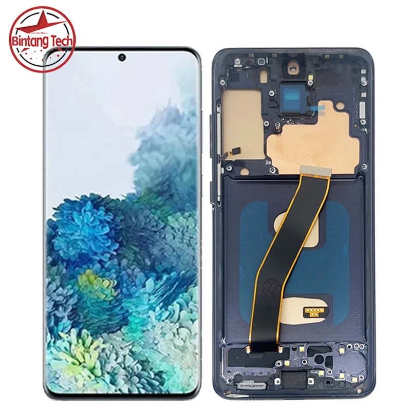 TFT 100% Tested For Samsung Galaxy S20 LCD Display Touch Digitizer Screen For Samsung S20 LCD G980F/DS SM-G981 With Frame