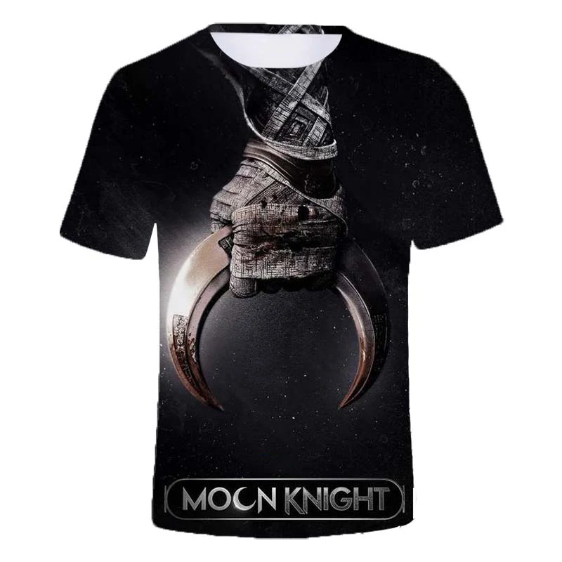 

Miniso T-Shirts Moon Knight TV Series 3D Print Streetwear Men Women Fashion Oversized Shirt Kids Boys Girls Tees Tops Clothing