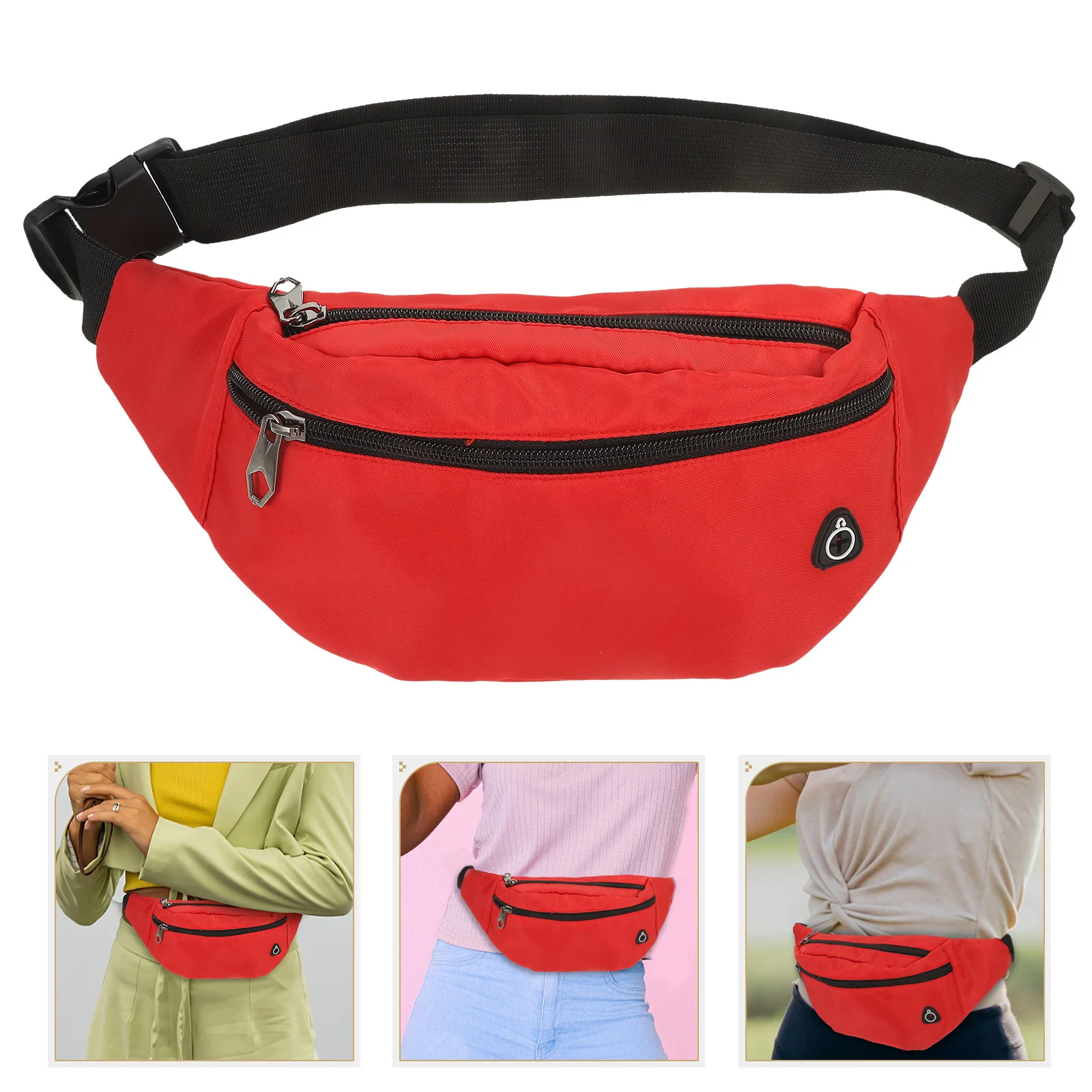 

Модная поясная сумка с застежкой-молнией для мужчин и женщин, дорожные покупки, повседневные поясные сумки для женщин, поясная сумка