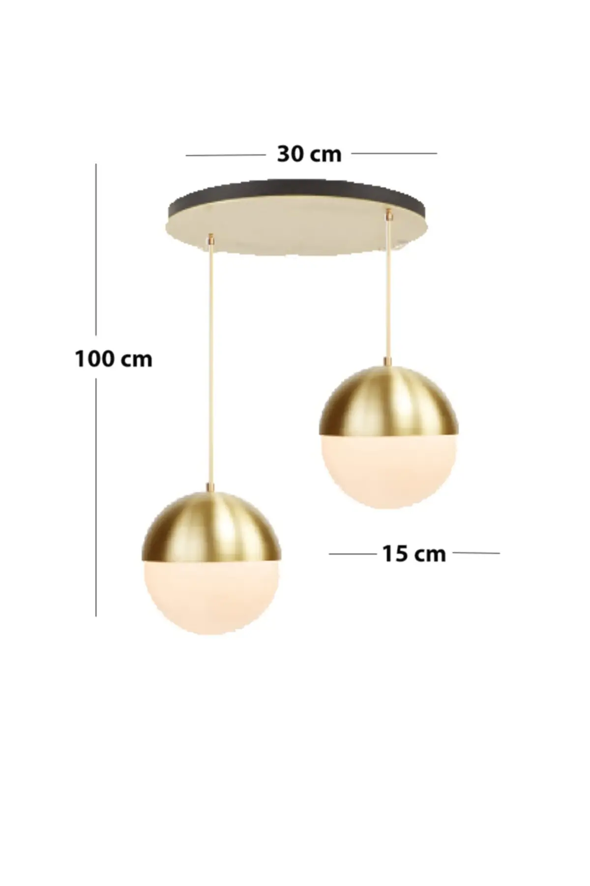 

DOLBOVI Moss 2 s hall, living room, bedroom pendant chandelier (matte gold)