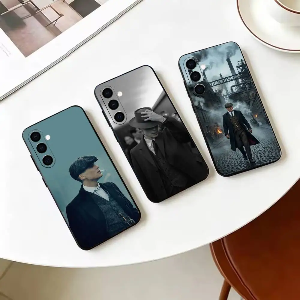 

Period Crime Drama Historical Crime Series Black Soft Silicone Phone Case for Samsung Galaxy A73, A42, A72, A70, A53, A52, A51