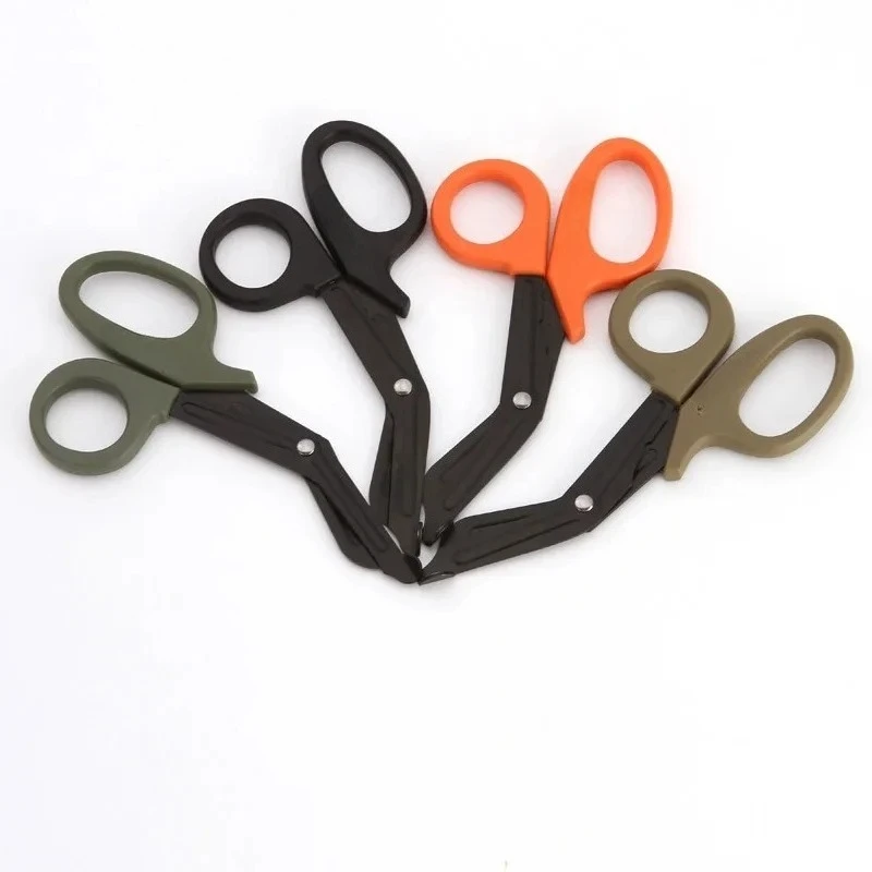5PCS Scissor Trauma Gauze Cutter Emergency First Aid Shear Outdoor Paramedic Bandage Medical Scissors Tool