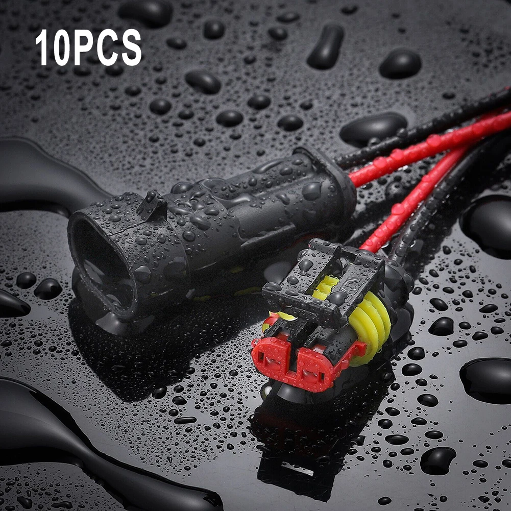 5 Pairs 12V 2 Pin Cable Wire Connector Waterproof Sealed For Electric Vehicle Connector Waterproof Connector Male Female 20AWG