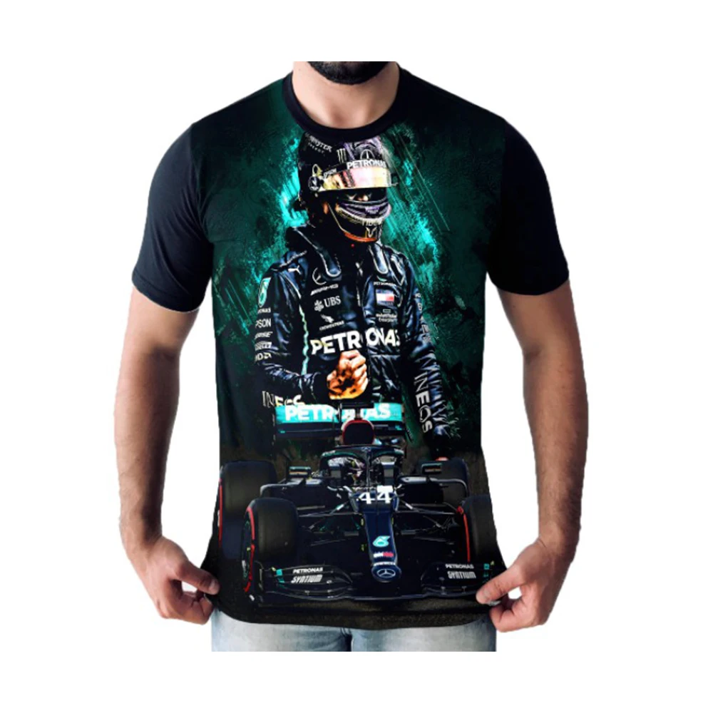 Camisa Camiseta F1 Max футболка с принтом для детей и взрослых Удобная гоночная футболка с коротким рукавом