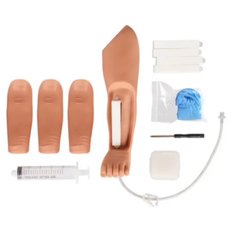First aid practice model, infant intraosseous injection training model, infant foot medical teaching and training injection mode