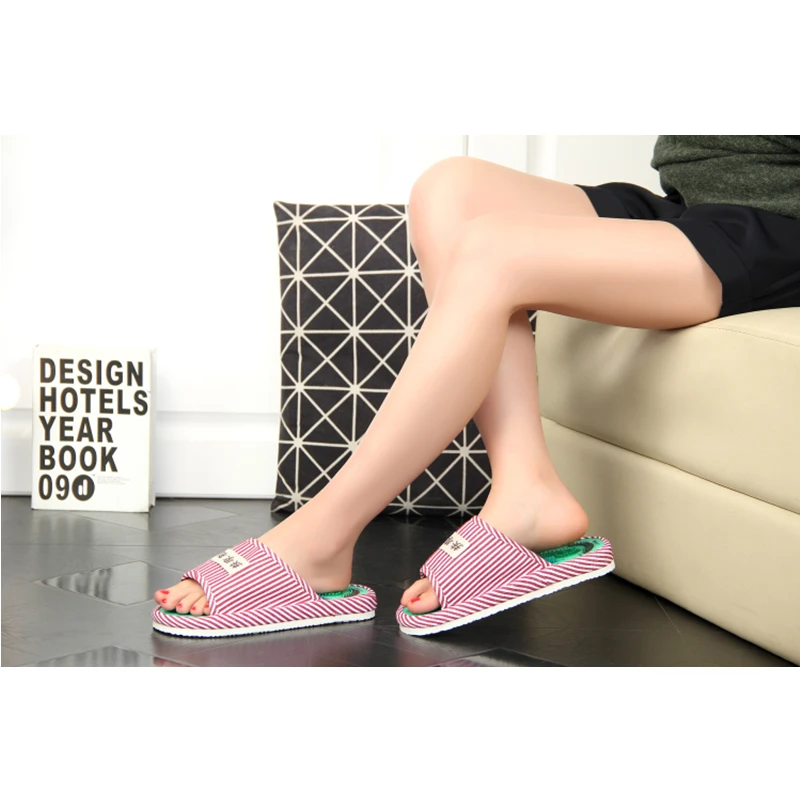 Acupuncture Foot Massage Slippers Health Shoe Shiatsu Magnetic Sandals Acupuncture Healthy Feet Care Massager Magnet Shoes