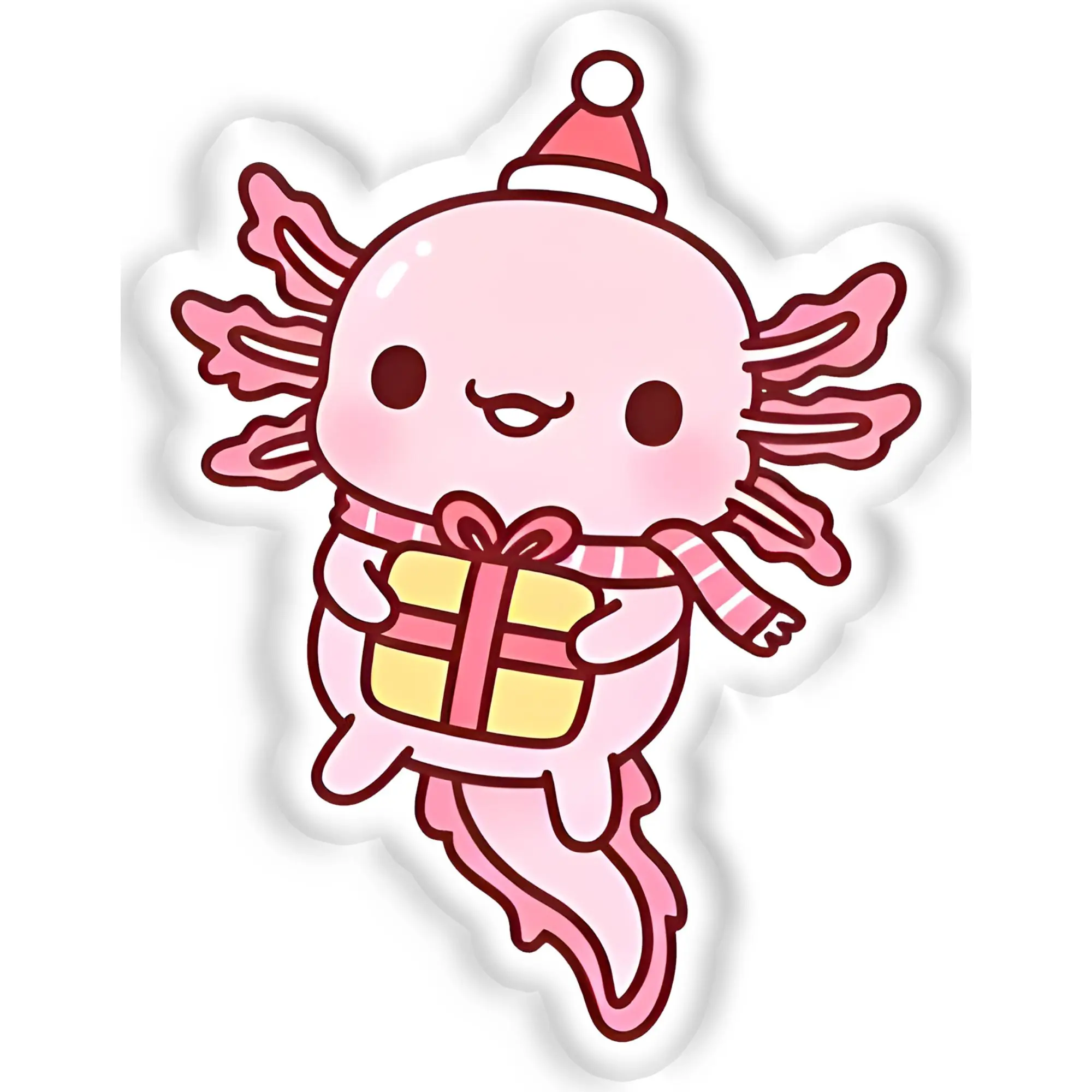 Customized Super Funny Axolotl Cartoon Cute Cushion Polyester Comic Stuffed  Throw Pillows for Thanksgiving