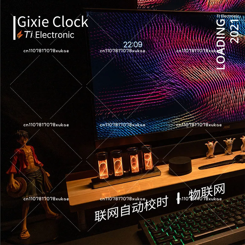 glow-tube-clock-rgb-creative-desktop-decoration-gift-glow-clock-b-station-fan-count-alarm-clock-gixi