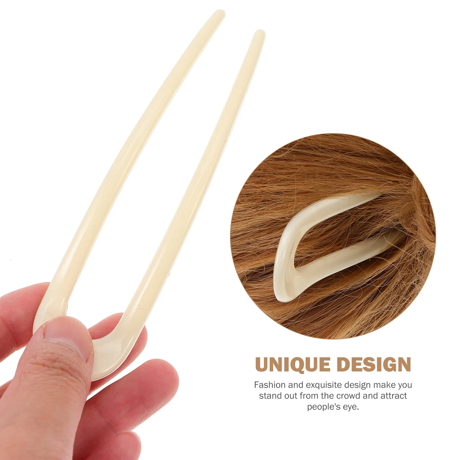 

4 шт. U-образные заколки для волос, шикарные ретро-заколки для женщин, элегантные аксессуары для волос для вечеринок, фестивалей, путешествий, повседневного использования