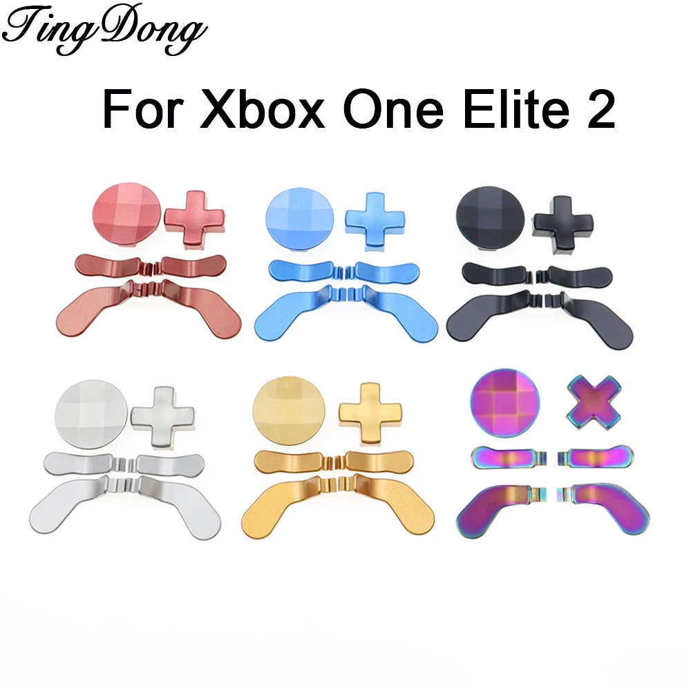 

1 комплект металлических кнопок D-Pad и триггеров для контроллера Xbox One Elite 2, аксессуары