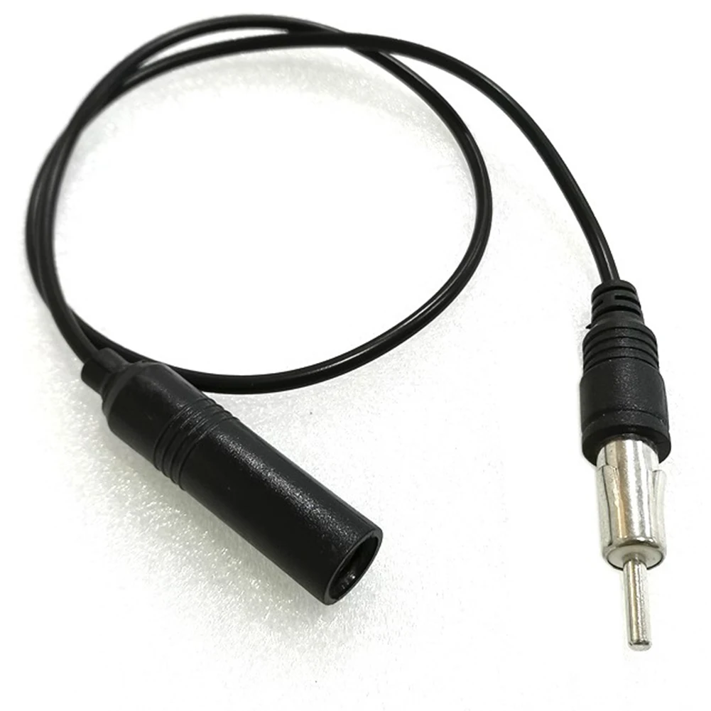 Black New FM Radio Antenna Extension Cable Cord Portable Accessory Universal For Car Antenna Extension Cable Accessories