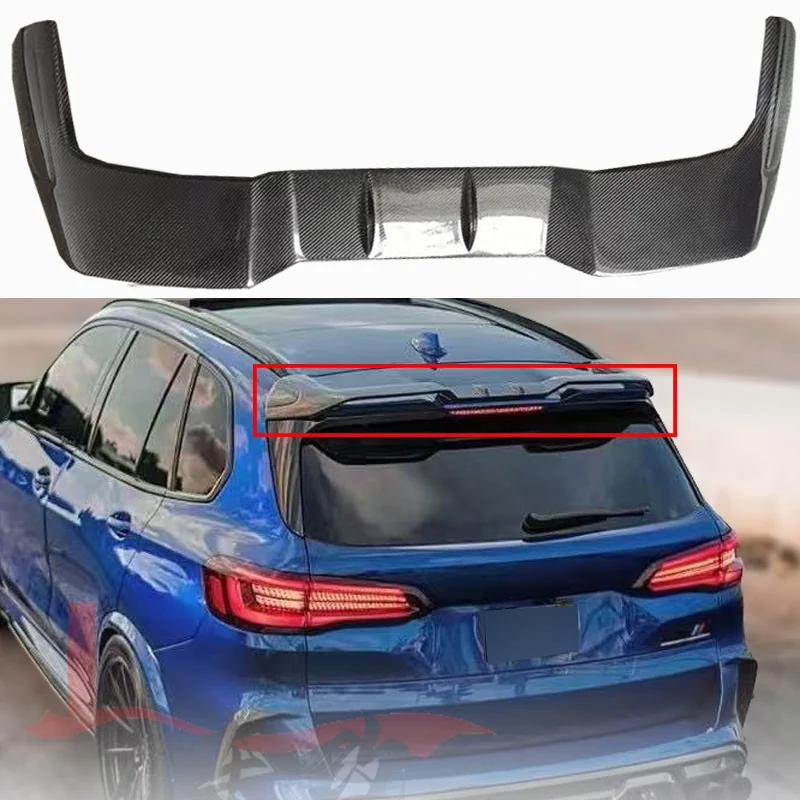 For BMW X5/X5M F95 G05 car parts luggage compartment wing rear roof spoiler 2018 2019 car parts high-quality Unpainted FRP