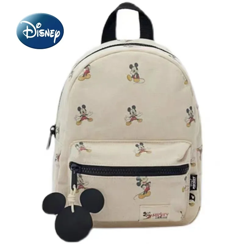 Disney Mickey New Children's Backpack Luxury Brand Fashion Children's School Bag Mini Cartoon Cute Print Girls' Backpack