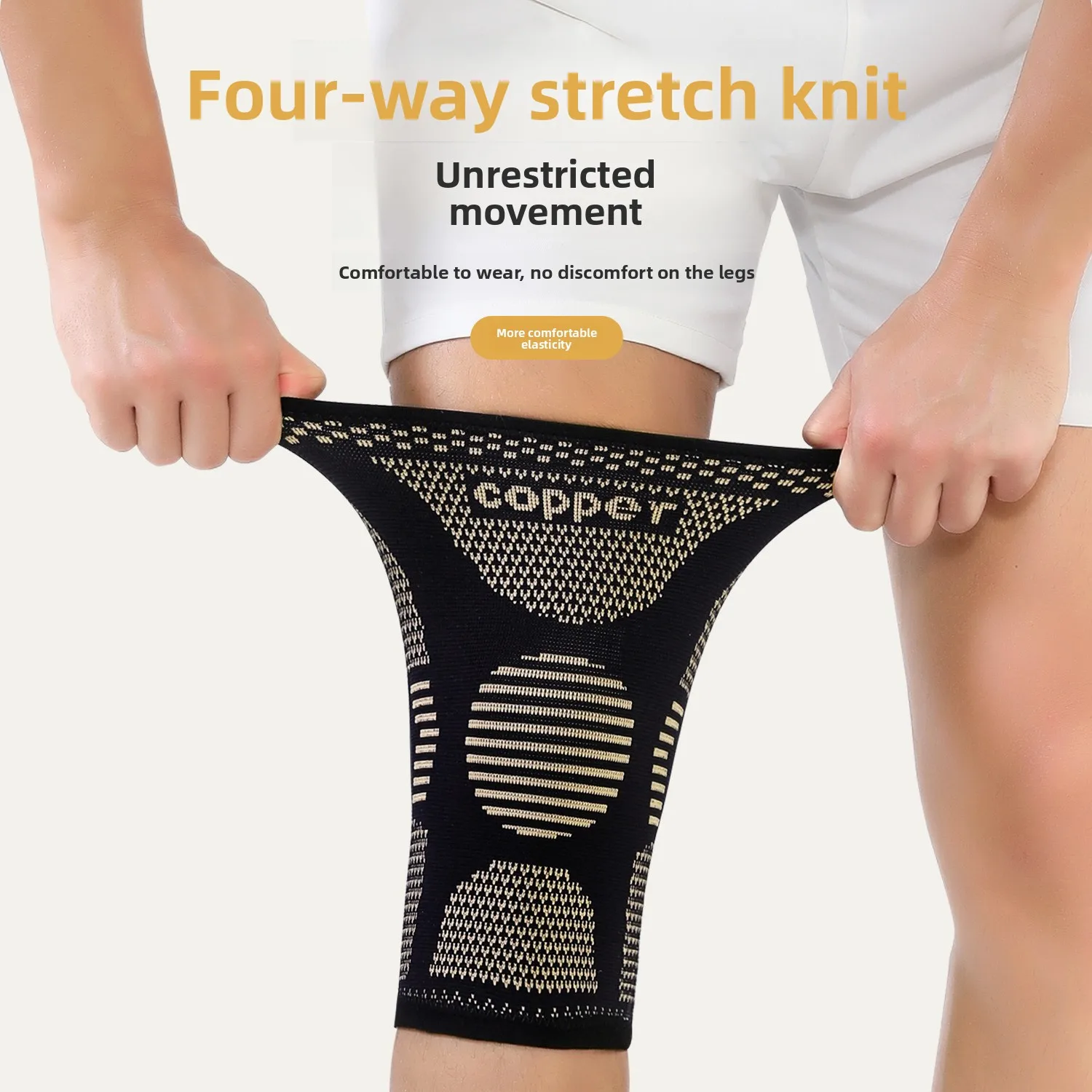 منصات الركبة النحاس لآلام التهاب المفاصل الركبة دعم الركبة كم للرجال الألم كم ضغط للرياضة 2025 معطف شتوي