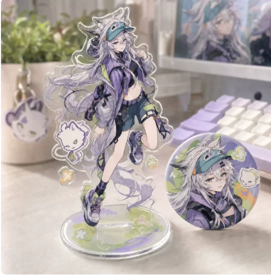 10cm Anime Stand Figure Arknights:Endfield Lappland the Decadenza Acrylic Model Plate Cosplay Collection Desktop Decor Gifts XYZ