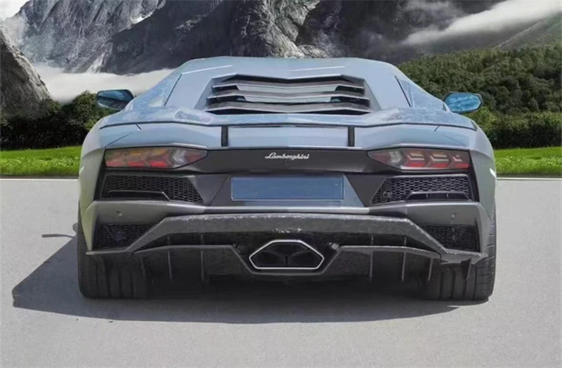 For Lamborghini Aventador lp700 720 Real Dry Carbon Fiber Tail Wing Spoiler Kit