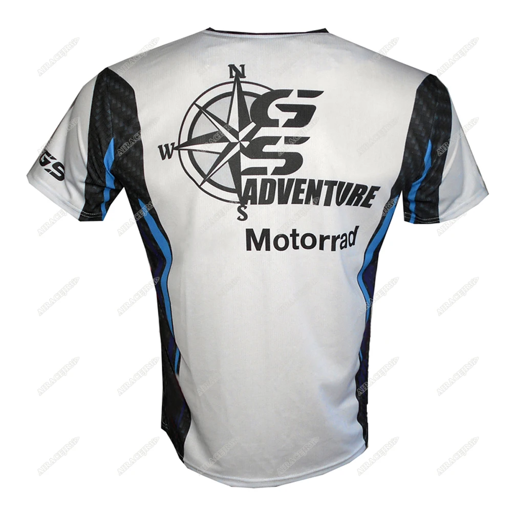 For BMW Motorrad R1250 GS Road Racing Motorcycle ADVENTURE Motos Locomotive Riding Quick Dry Short Sleeve Summer T-shirt Mens