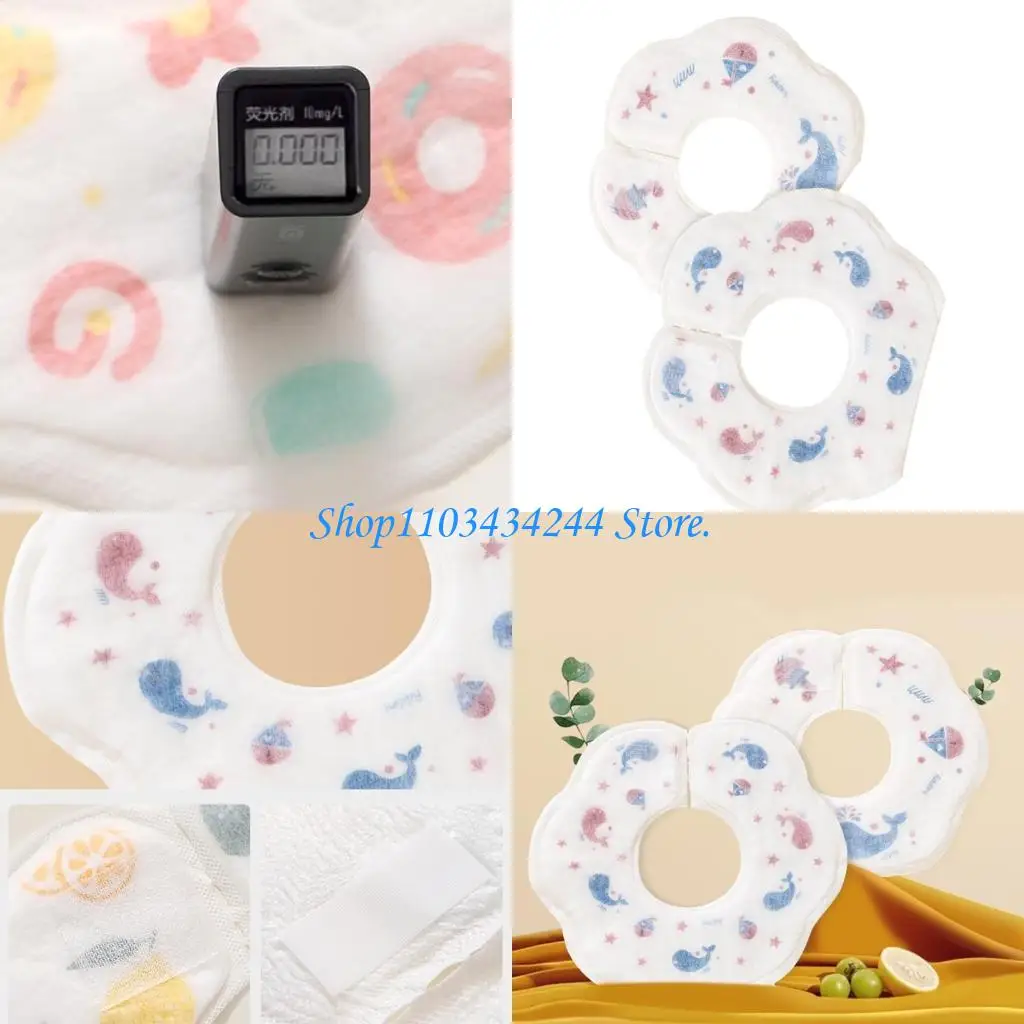 

20pcs/pack Disposable Bib for Baby Comfortable Toddlers Saliva Towel Leakproof