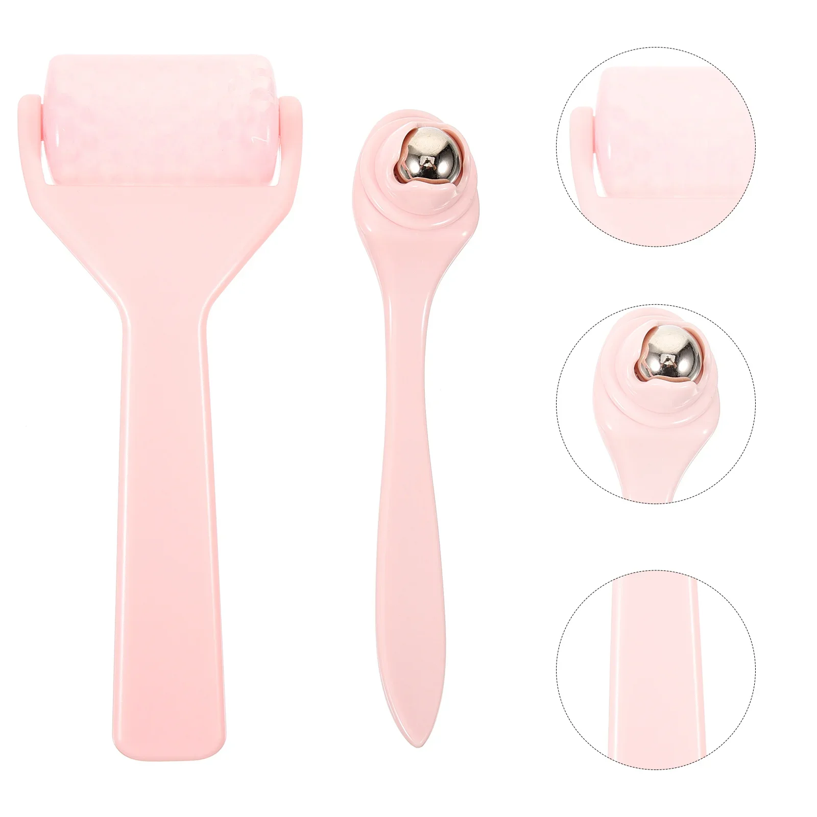 1 conjunto de massageador facial seguro e durável, rolo facial para alívio de inchaço, relaxamento, cuidados com a pele, dispositivo de beleza portátil, cores brilhantes