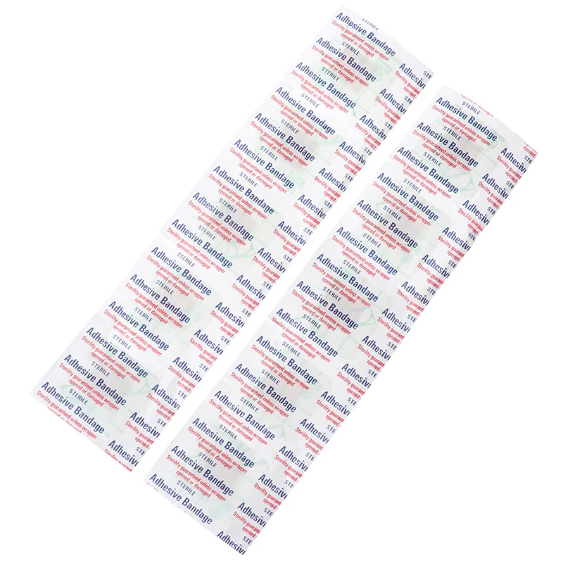 50PCs adhesive bandage Wound Dressing Band aid Bandage Large Wound First Aid Outdoor