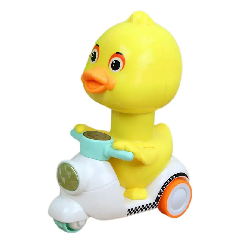 Press And Go Car Toys Cartoon Duck Pull Back Car Animal Inertia Toy Car Adorable Vehicles Car Toys Press Pull Back Toy For