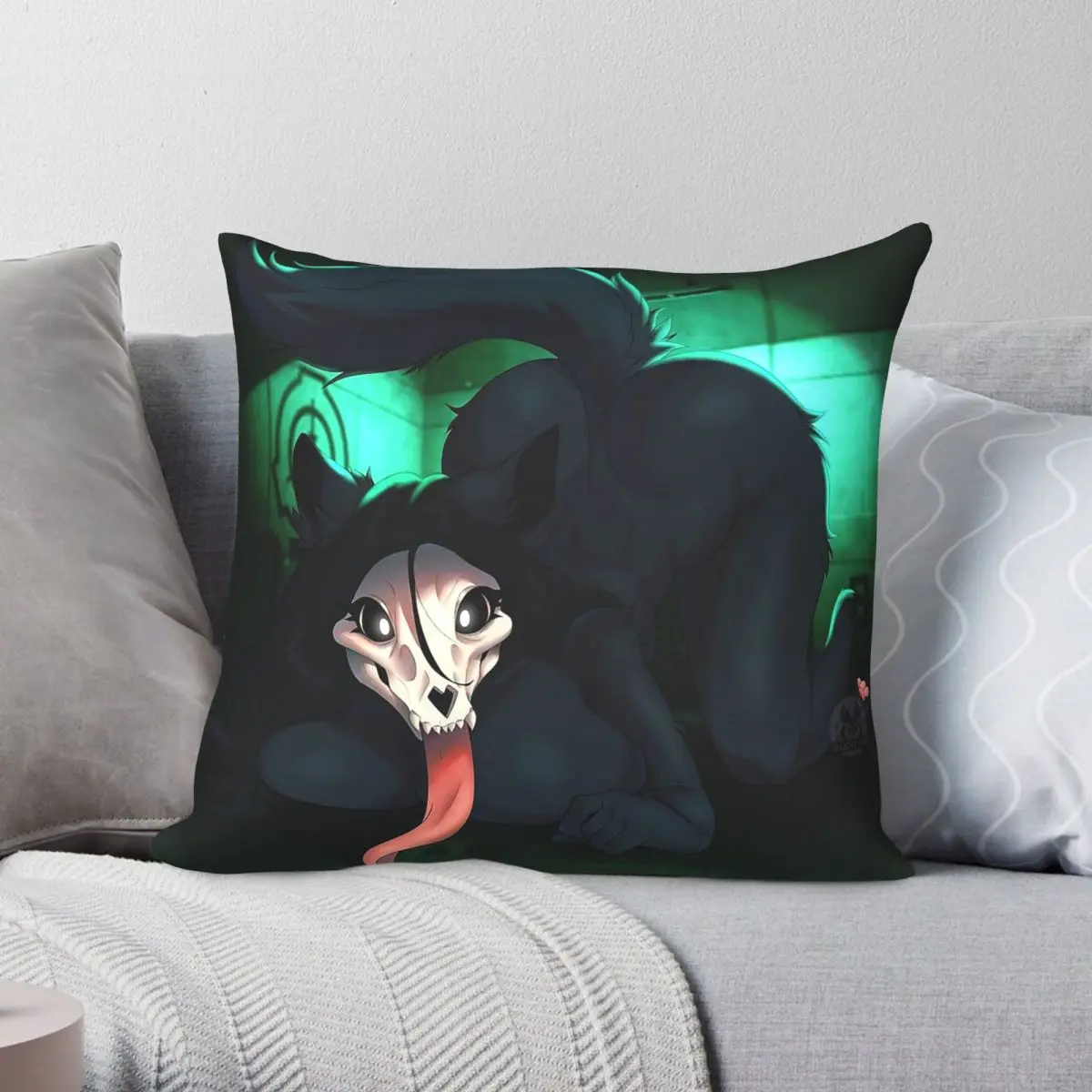 Sexy Malo SCP Tower Defense Square Pillowcase Polyester Linen Velvet Printed Zip Decor Home Cushion Cover 45x45