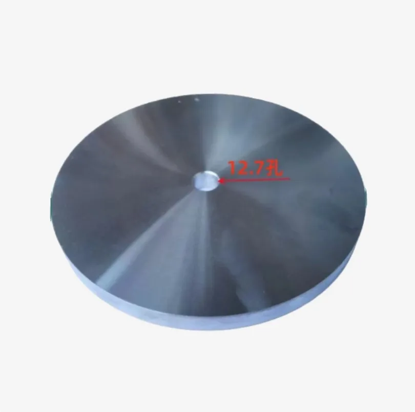 6 Inch 150mm Lead-Tin Alloy Gem Polishing Disc, 12.7mm Hole, 10mm Thick