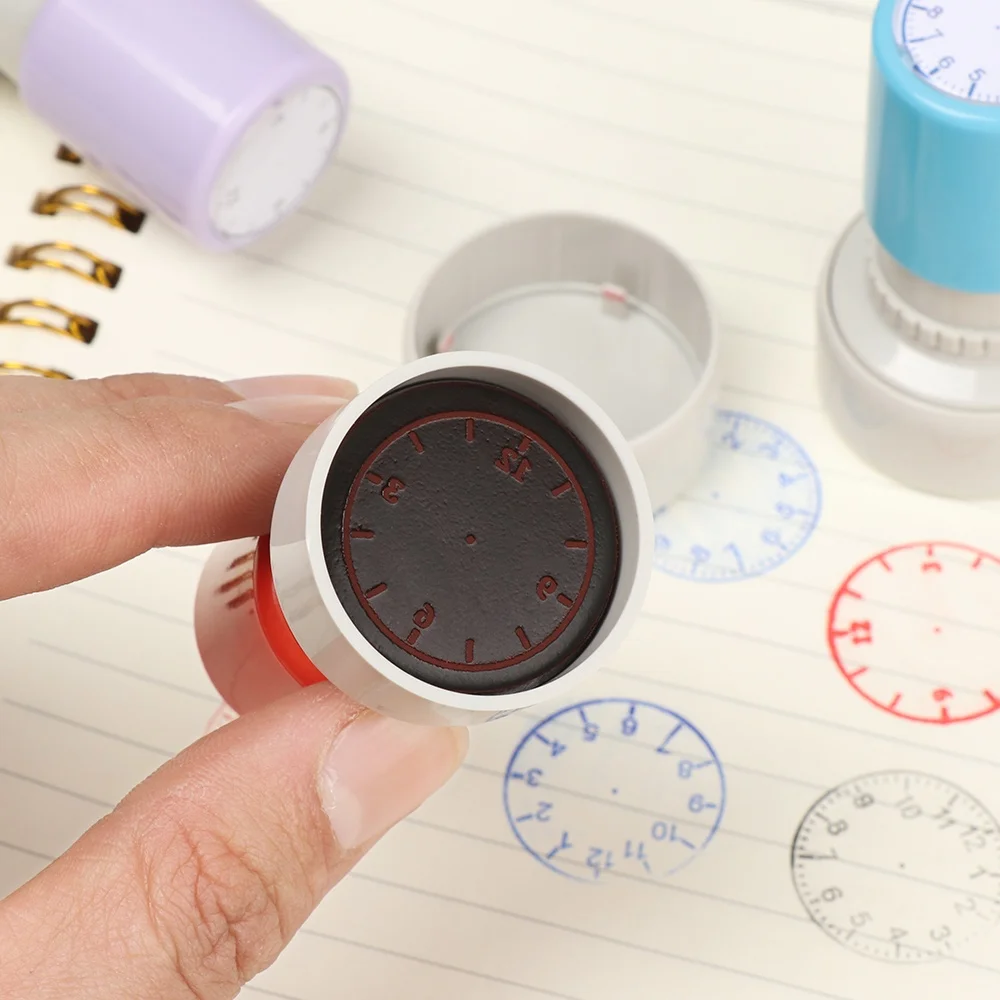 Tampon d'horloge, outils pédagogiques pour enfants, apprentissage sur la montre, outils pédagogiques pour étudiants de Style Multiple, fournitures scolaires Adis, 1 pièce