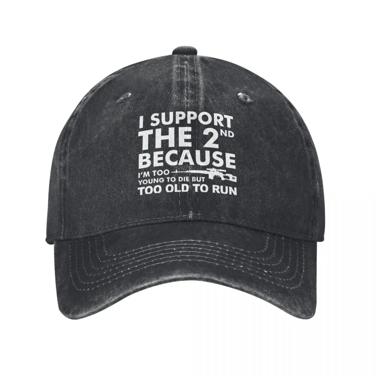 2nd Amendments Supporter Men Women Baseball Caps Distressed Washed Hats Cap Vintage Outdoor All Seasons Travel Sun Cap