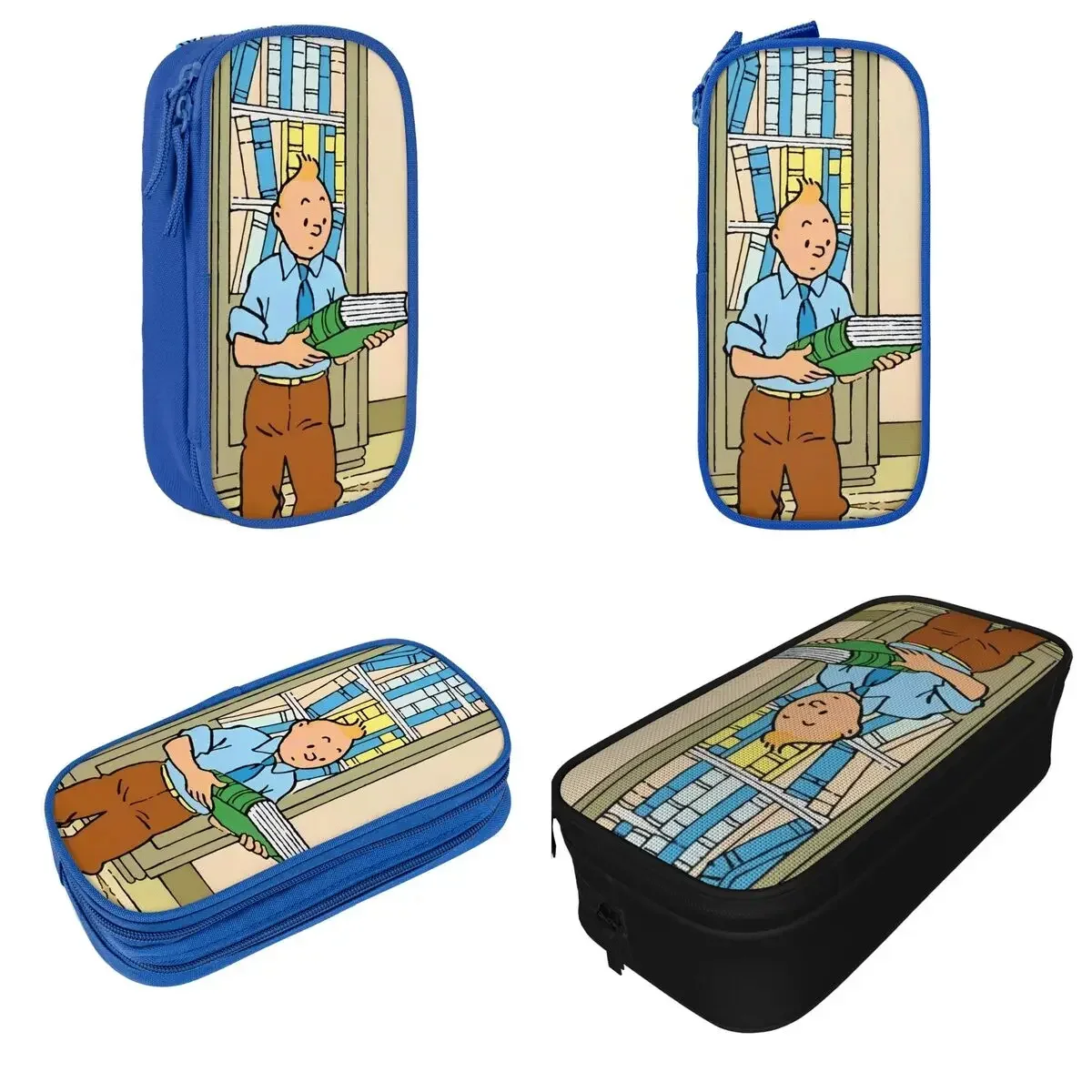 

Classic Tin Teen Learing Pencil Case Pencil Pouch Pen for Student Big Capacity Bags Office Gift Stationery
