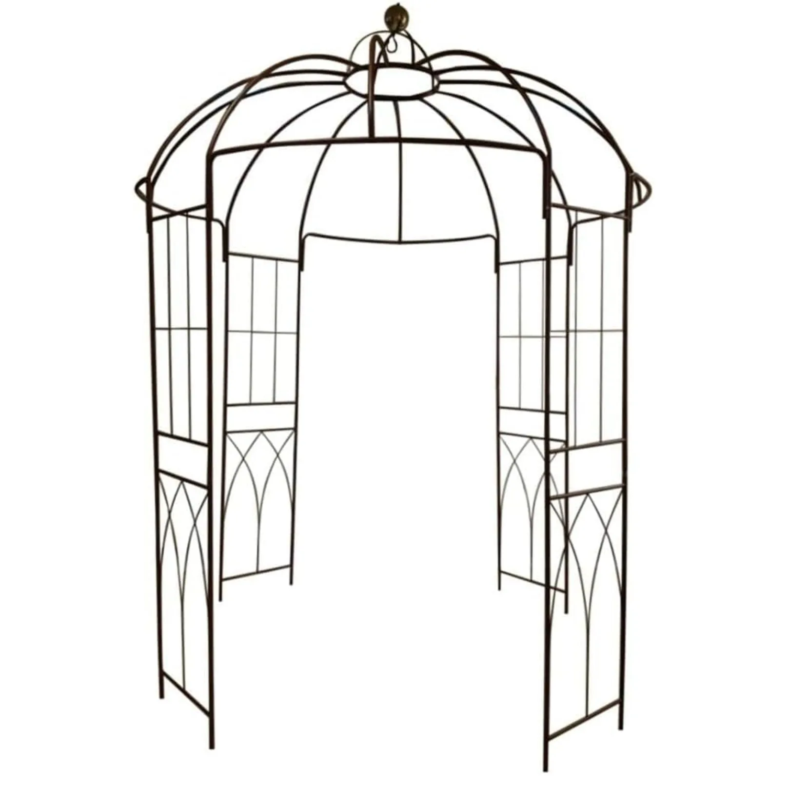 

Большие арки-павильоны из кованого железа, декоративные арки для садового сада, рамы для виноградной лозы для скалолазания растений