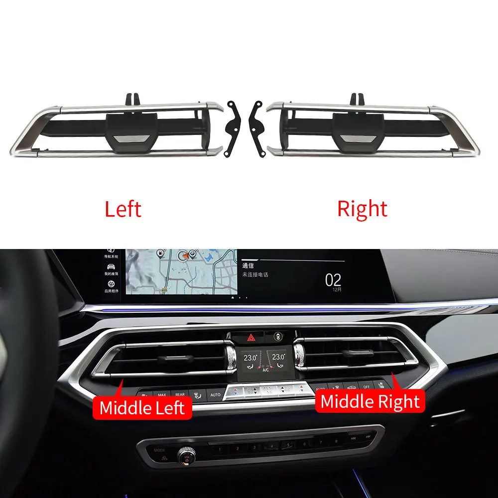 For BMW G05 G06 G07 Car Front Air Vent Grille Clip Trim Parts A/C Outlet Repair Kits Accessory For BMW X5 X6 X7 64119458541