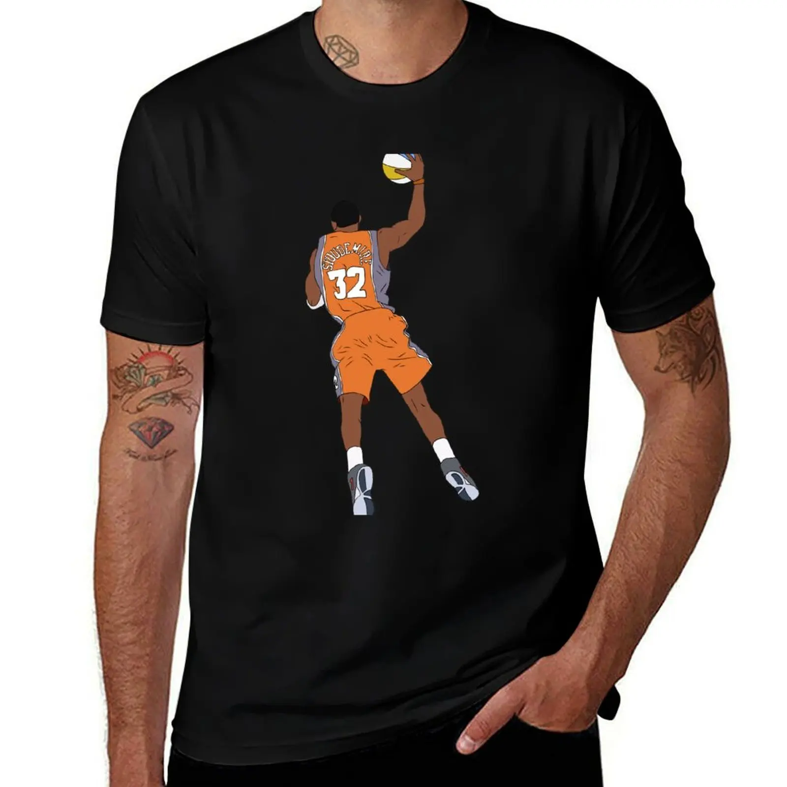 Amar'e Stoudemire Dunk T-Shirt Christmas Casual Short Sleeve Top T-Shirt