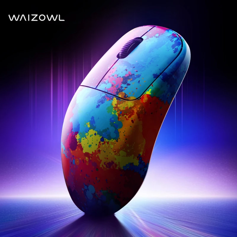 Waizowl OGM Cloud Ultra 5.8GHZ Bezprzewodowa Mysz UWB Tri Mode 8K PAW3950 20000fps 30000dpi Lekka Mysz Gamingowa do Akcesoriów PC